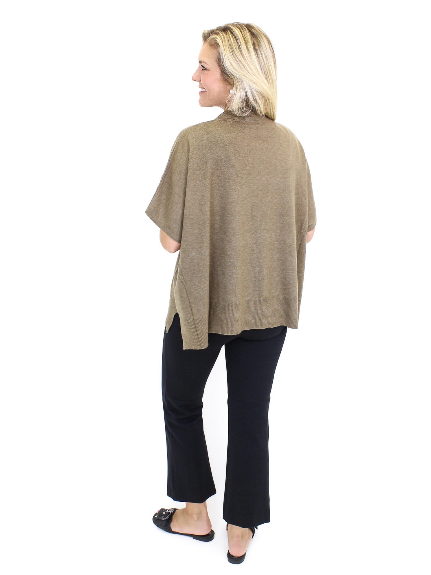 Kerisma Caroline Top - Khaki back view.