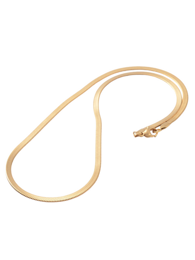 Gold Snake Chain Necklace