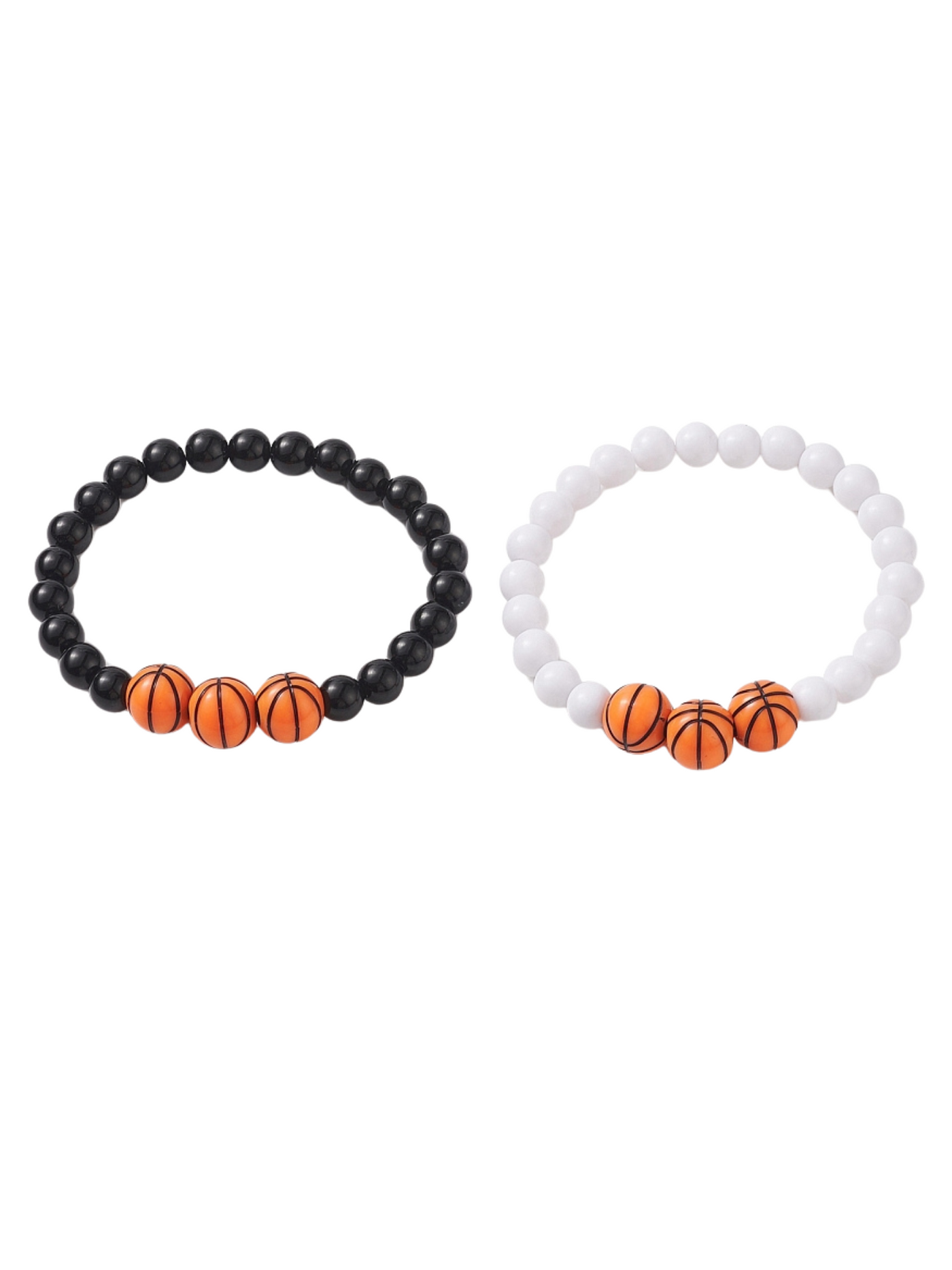 Basketball Stretch Bracelets (Set of 2)