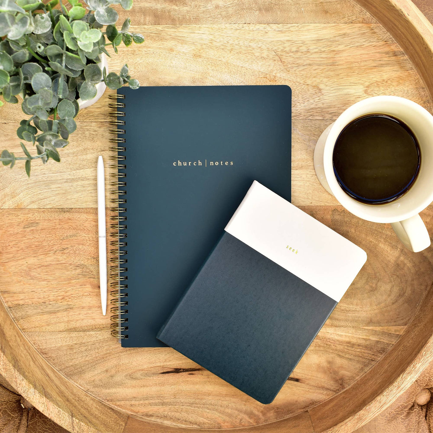 Church Notes Co. Spiral Church Notebook - Navy