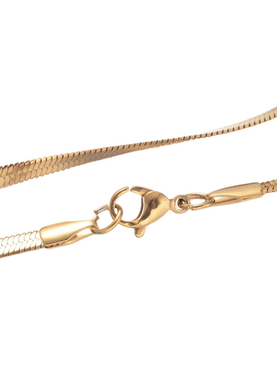 Gold Snake Chain Necklace