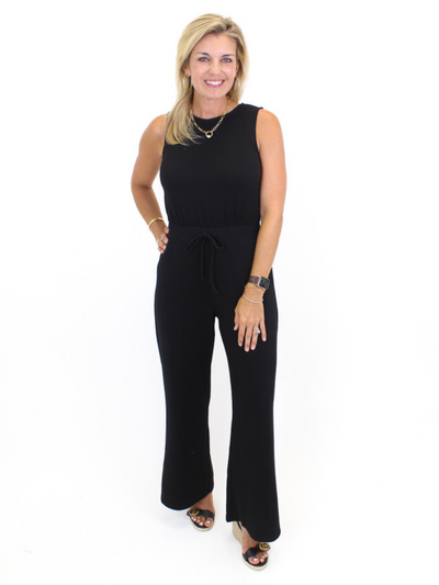 Sleeveless Jumpsuit - Black