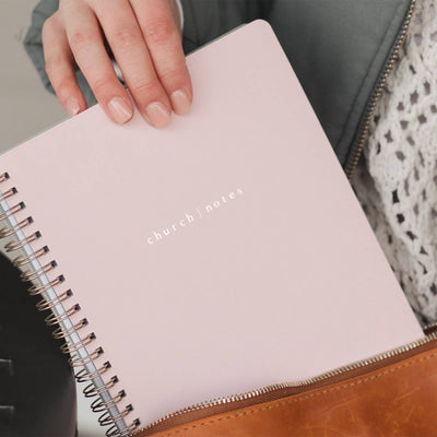 Church Notes Co. Spiral Church Notebook - Pink