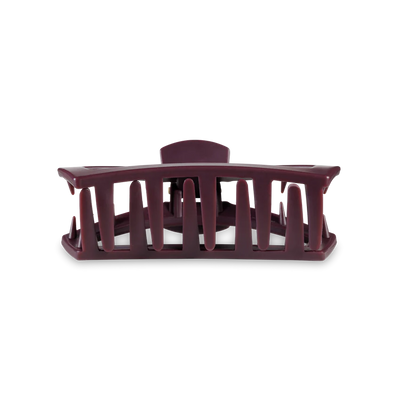 Teleties Open Medium Hair Clip - Burgundy Bliss