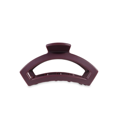 Teleties Open Tiny Hair Clip - Burgundy Bliss