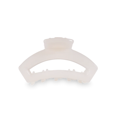 Open Coconut White Tiny Hair Clip