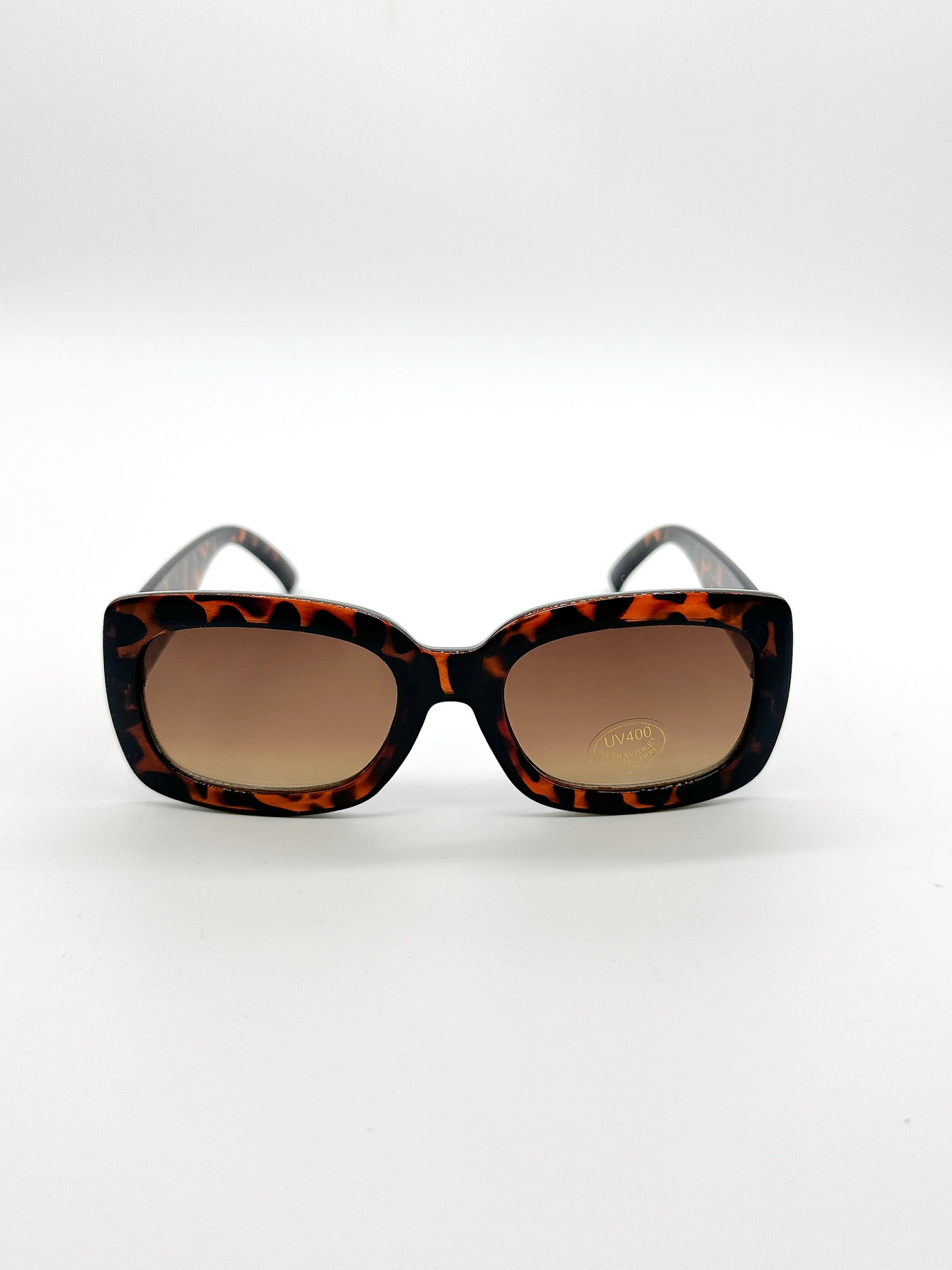 Essential Sunglasses brown rectangle