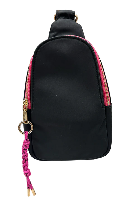 Nora Nylon Sling Cross Body Bag