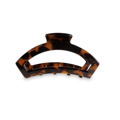 Teleties Open Small Hair Clip - Tortoise