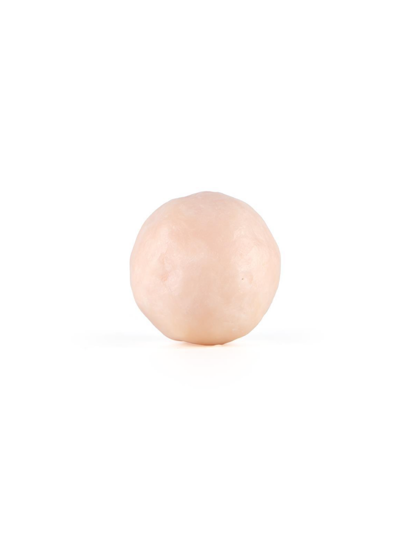 Pink soap sphere.