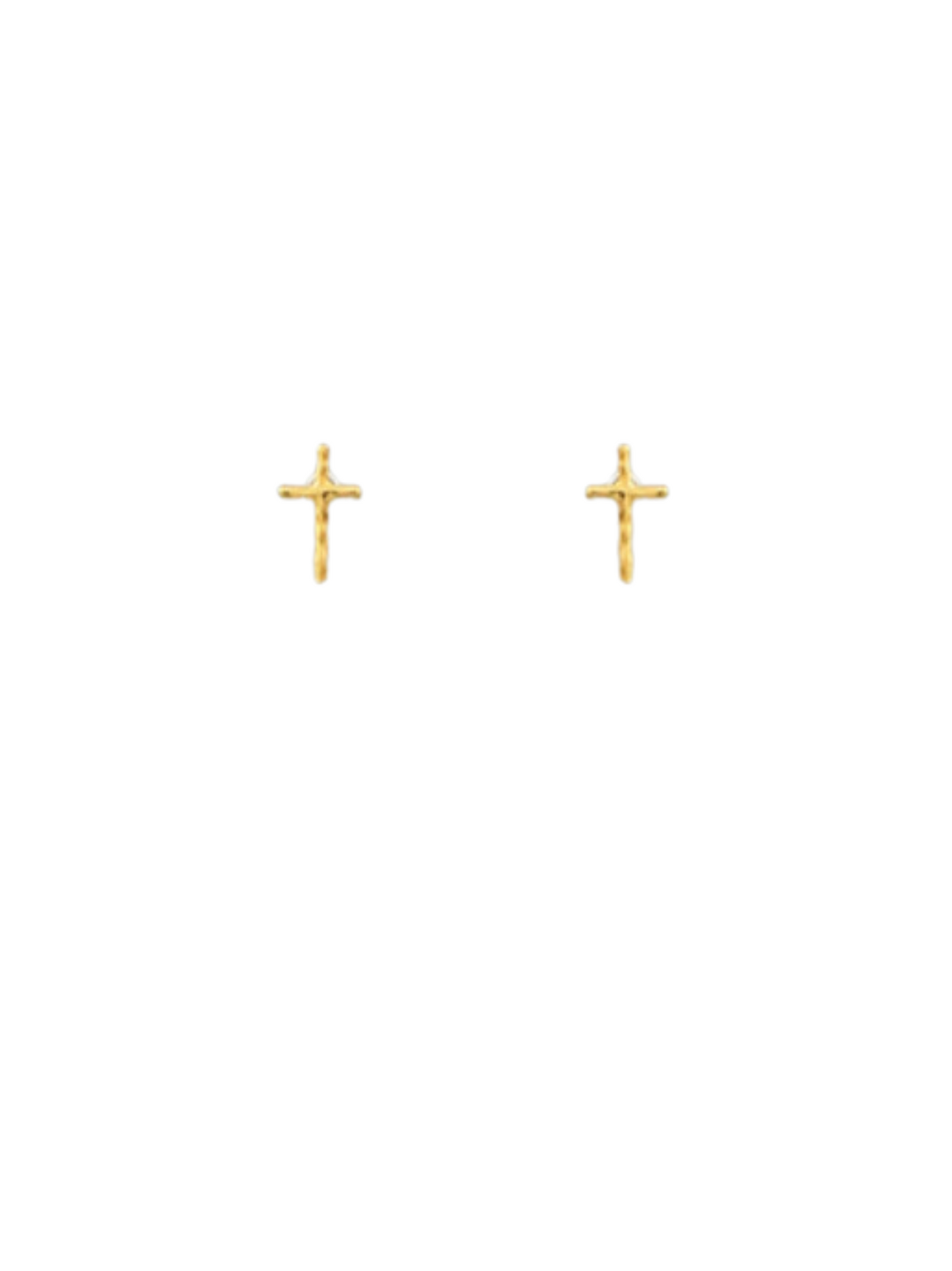 Petite Cross Studs