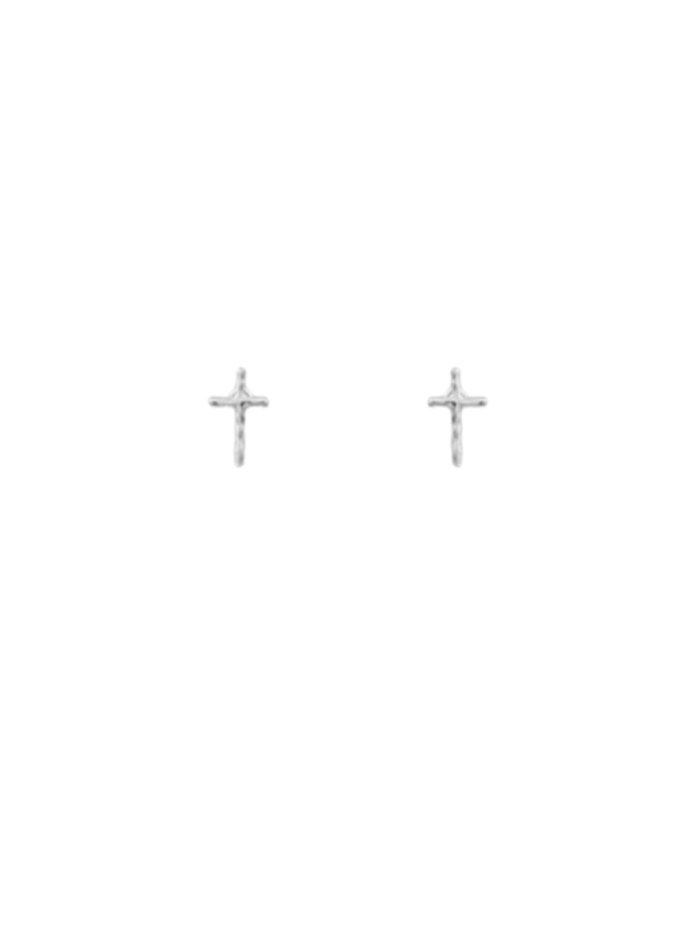 Petite Cross Studs