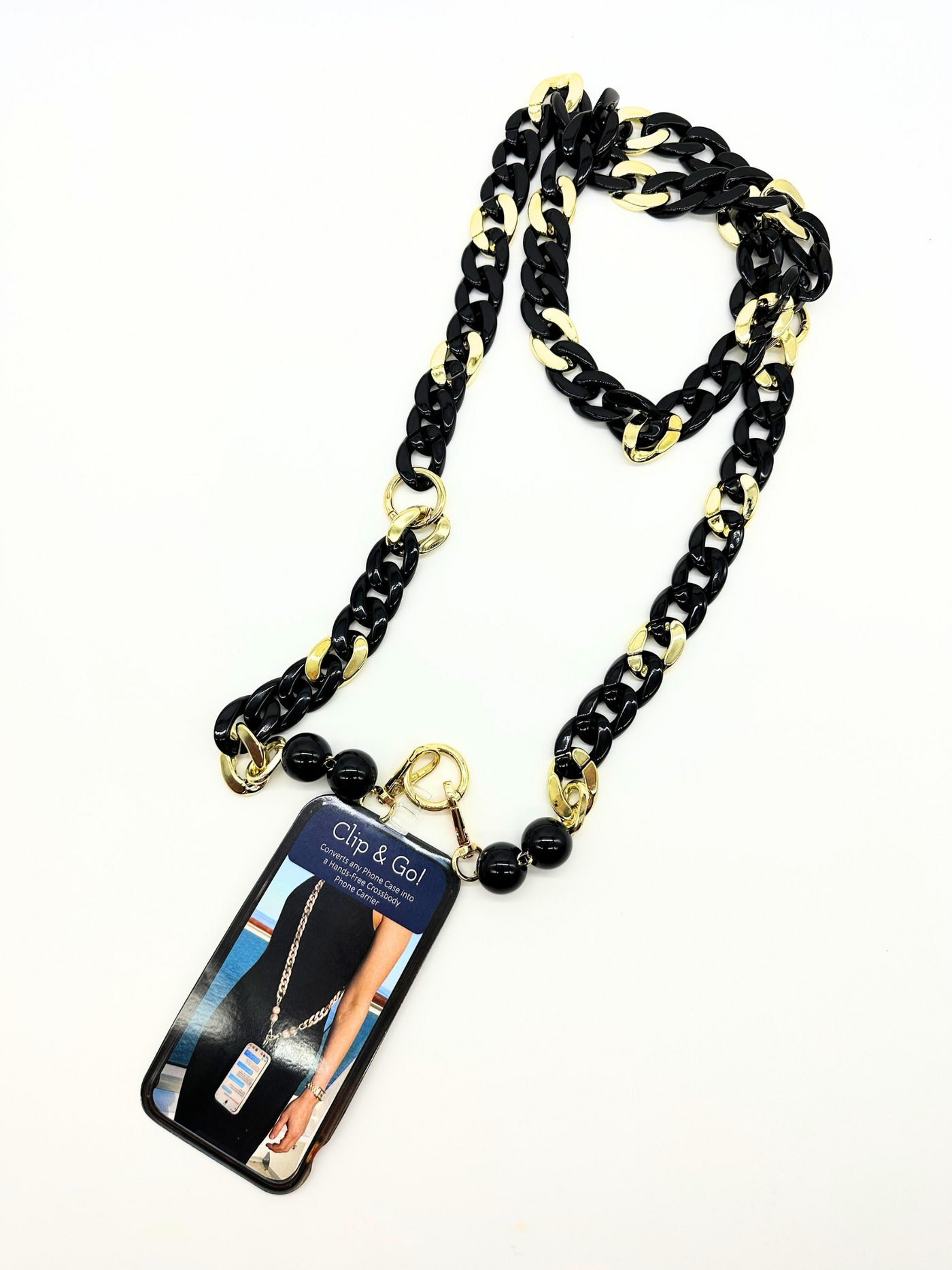 Clip & Go Britney Black Chain