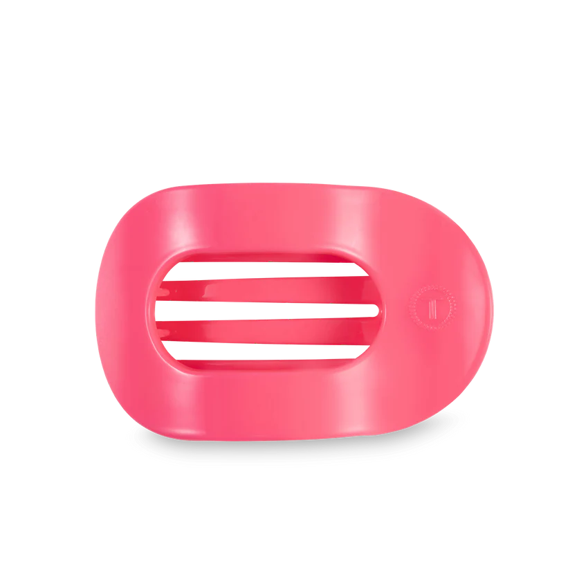 Teleties Flat Round Medium Hair Clip - Aruba