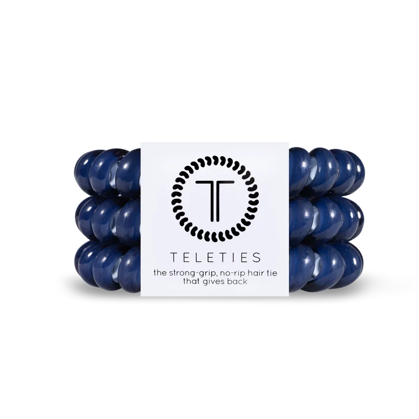 Nantucket Navy Large Hair Ties