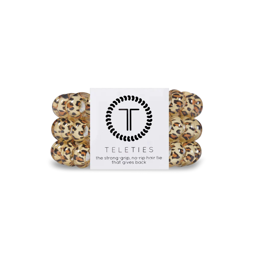 Leopard Large Hair Ties