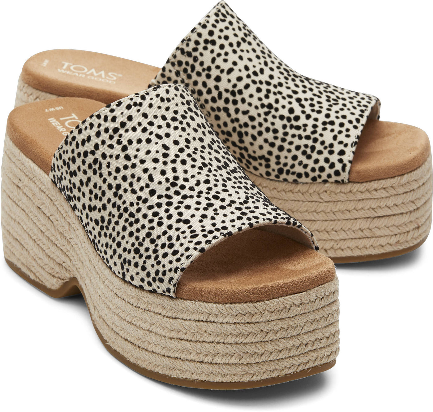 Toms Laila Mule Sandals - Mini Cheetah