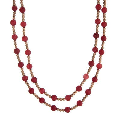 Bella Beaded Wrap Necklace - Fruit of the Vine