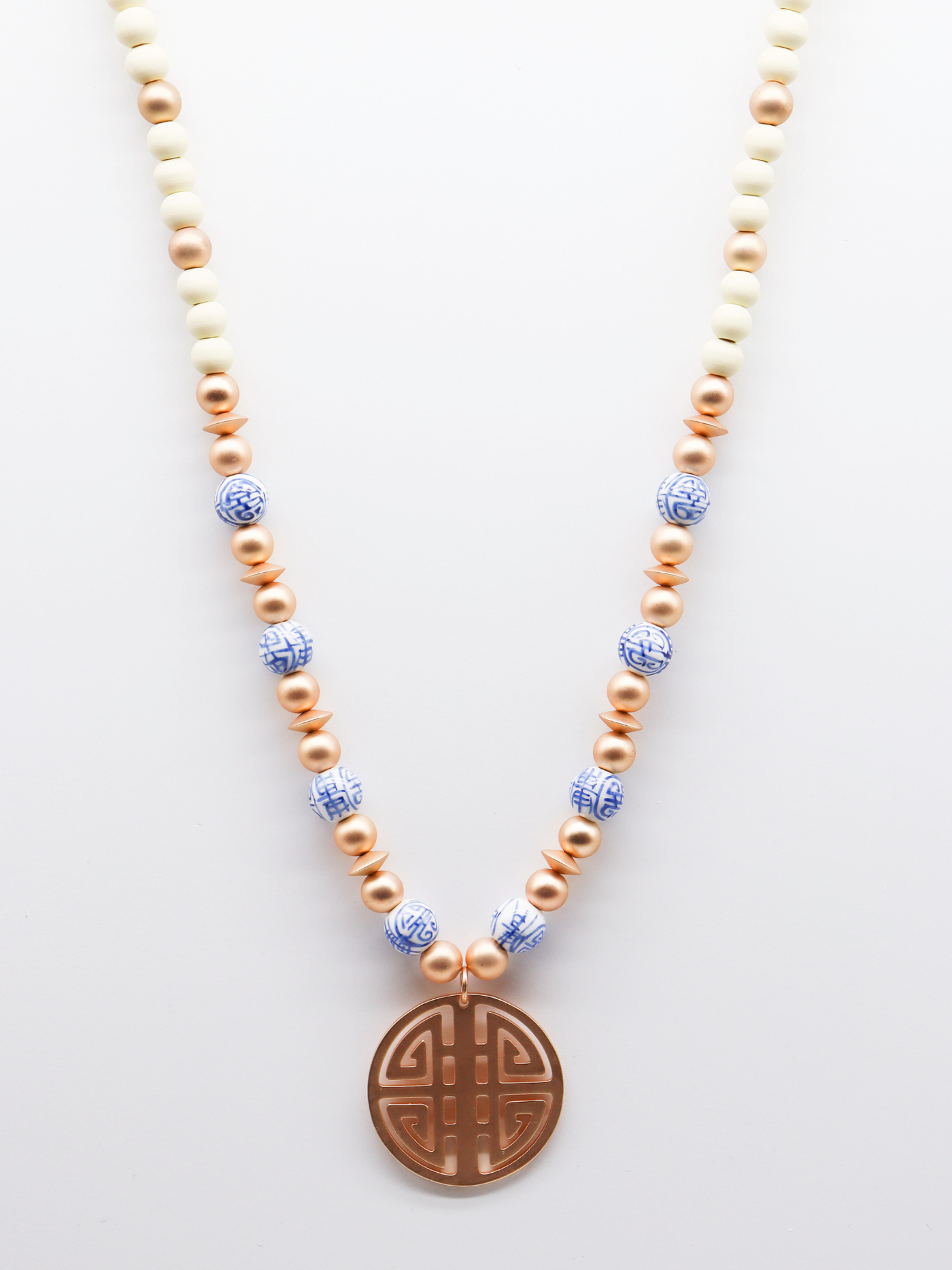 Michelle McDowell Ronan Cream Necklace.