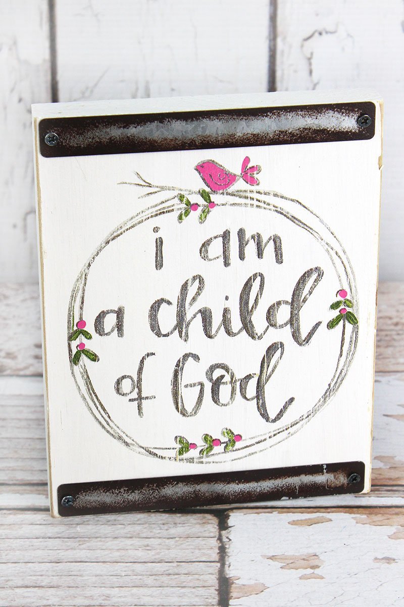 Child of God Wood Sign - Fruit of the Vine