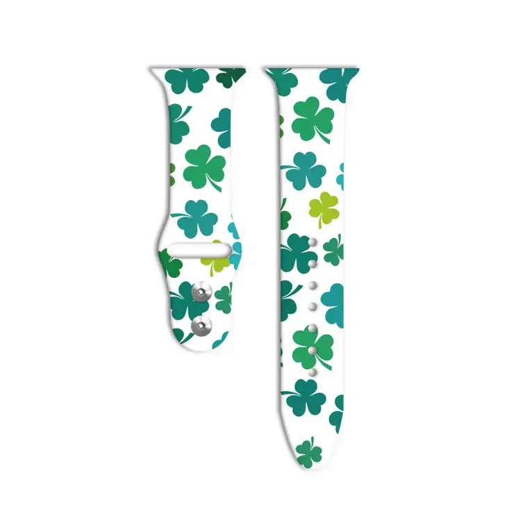 Shamrock watch band.