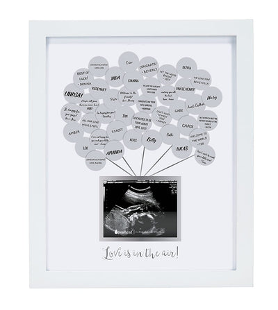 Baby Shower Guest Sonogram Frame - Fruit of the Vine