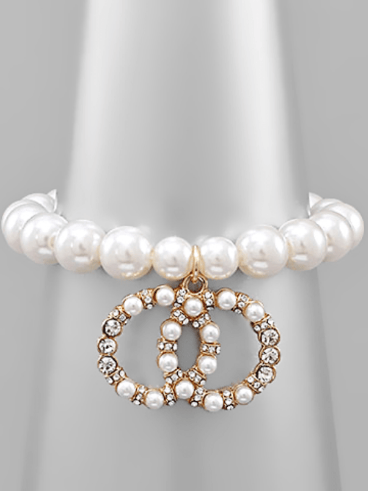 Crystal & Pearl Bracelet | Fruit of the Vine Boutique 