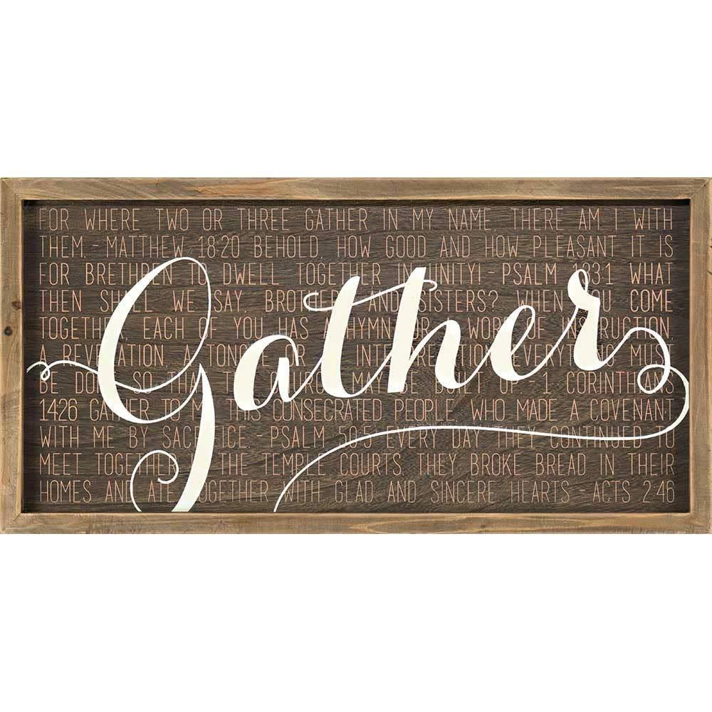 Gather Wall Plaque | Fruit of the Vine Boutique 