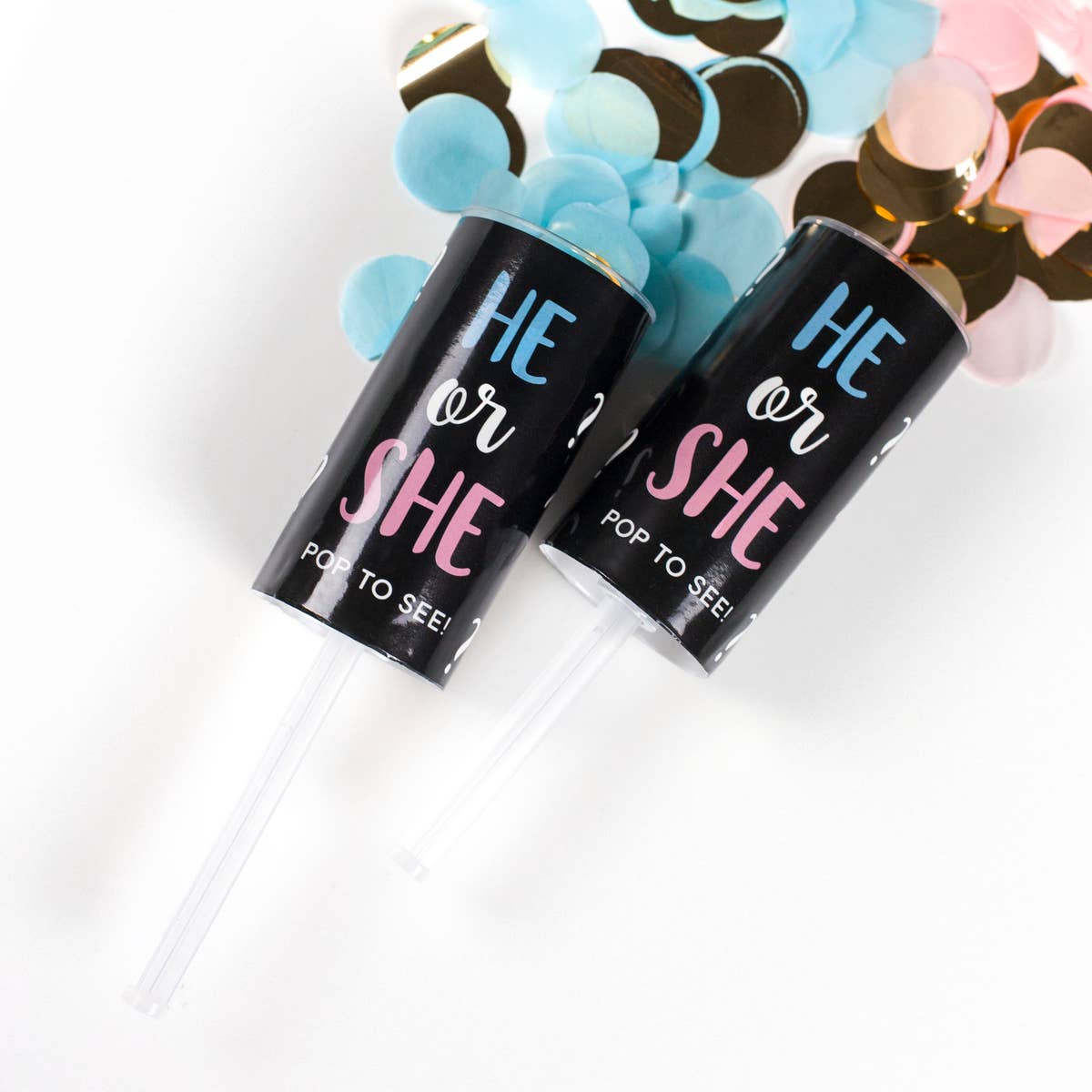 Gender Reveal Confetti Poppers - Fruit of the Vine