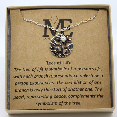 Brass Tree of Life Necklace - Fruit of the Vine