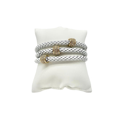 Mesh Metal Stretch Bracelet Sets | Fruit of the Vine Boutique 