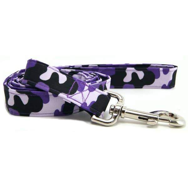 Purple Camo Dog Leash - Fruit of the Vine