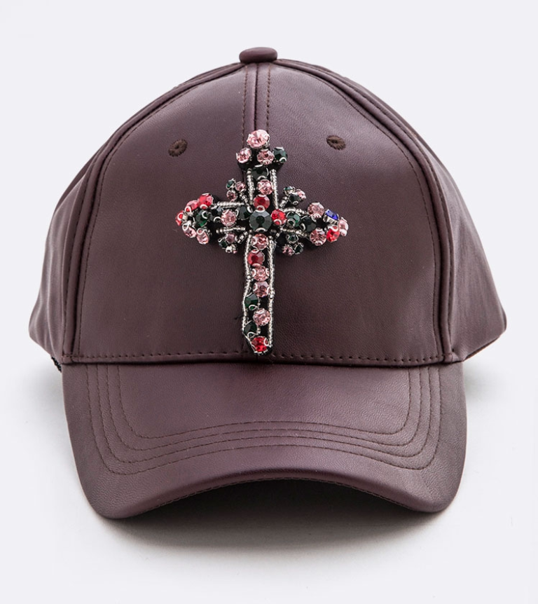 Rhinestone Cross Hats | Fruit of the Vine Boutique 