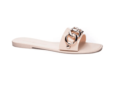 Midsummer Slide Sandal in Nude | Fruit of the Vine Boutique 