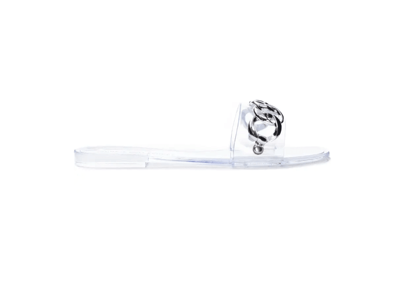 Midsummer Slide Sandal in Clear | Fruit of the Vine Boutique 