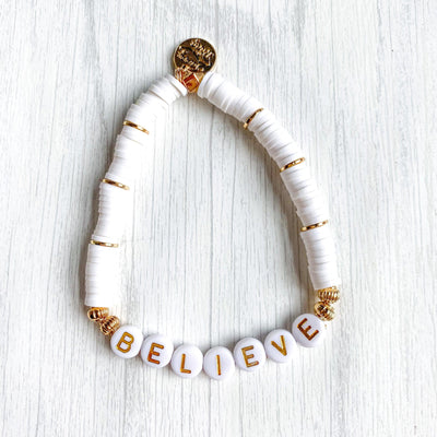 Acrylic Tube Bamboo & Heishi Shell Bracelets | Fruit of the Vine Boutique 