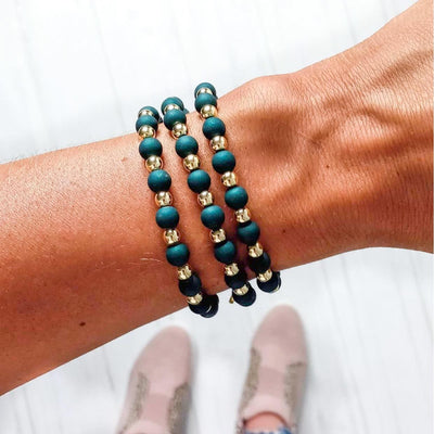 Acrylic Tube Bamboo & Heishi Shell Bracelets | Fruit of the Vine Boutique 