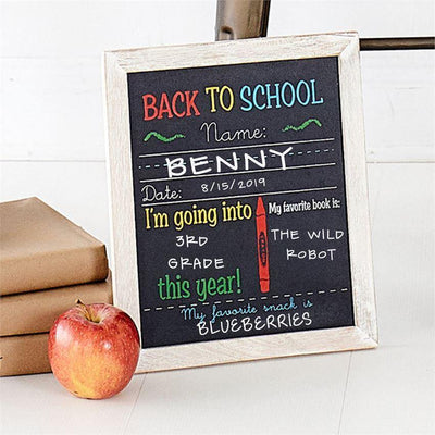 Back to School + Birthday Chalkboard | Fruit of the Vine Boutique 