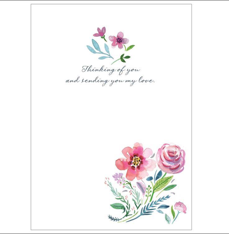 Thinking of You Floral Bouquet Faith and Friendship Card | Fruit of the Vine Boutique 