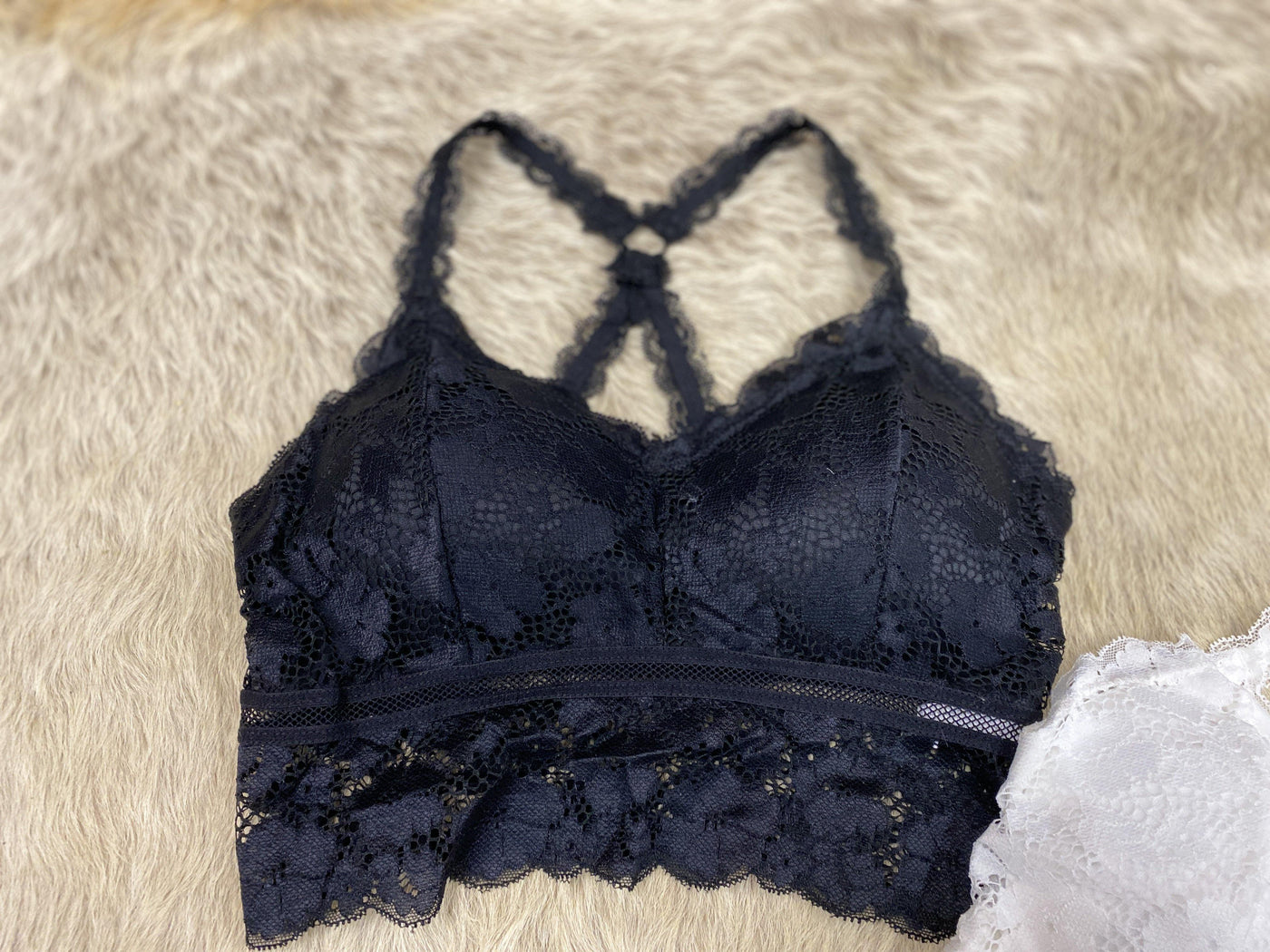 Criss-Cross Lace Bralettes | Fruit of the Vine Boutique 