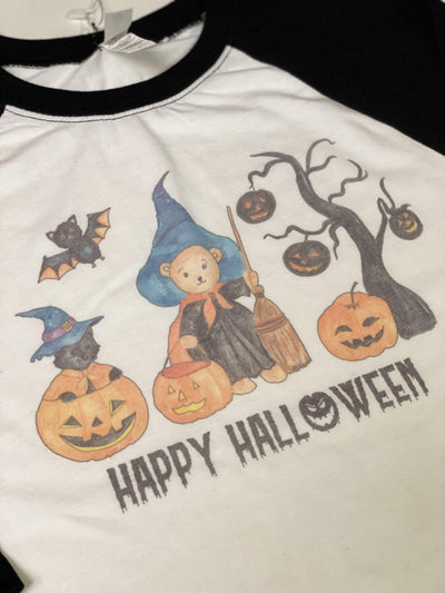 Youth Teddy Halloween Tee | Fruit of the Vine Boutique 