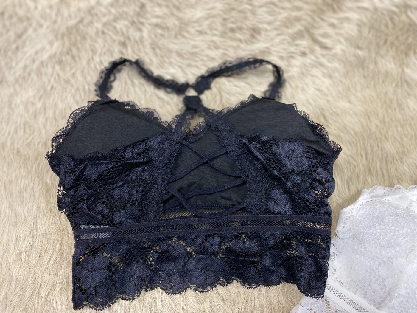 Criss-Cross Lace Bralettes | Fruit of the Vine Boutique 