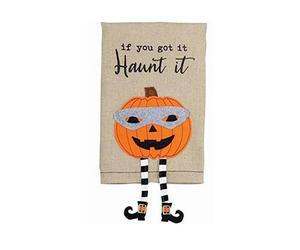 Halloween Dangle Leg Towels from Mud Pie | Fruit of the Vine Boutique 