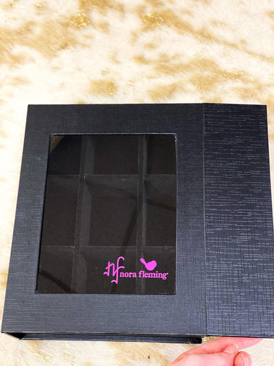 Black cardboard keepsake box