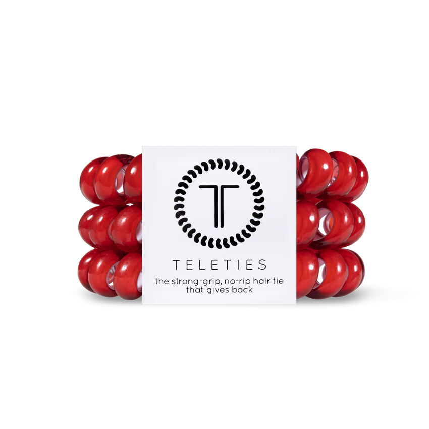 Scarlett Red Large Hair Ties