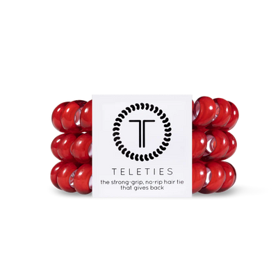 Scarlett Red Large Hair Ties