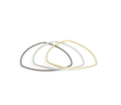 Thin Triangle Bangle Set | Fruit of the Vine Boutique 